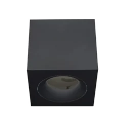 ARKOI Housing GU10, Aplique cuadrado techo negro