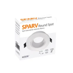 Aro Downlight SPARV Circular Basculante para Bombilla LED GU10, UGR17
