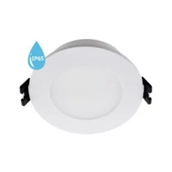 Aro Downlight SPARV Circular Estanco IP65 Fijo para Bombilla LED GU10