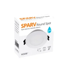 Aro Downlight SPARV Circular Estanco IP65 Fijo para Bombilla LED GU10