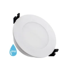 Aro Downlight SPARV Circular Estanco IP65 Fijo para Bombilla LED GU10