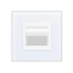Baliza Led 1W, KOOB frontal cristal blanco