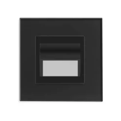 Baliza Led 1W, KOOB frontal cristal negro