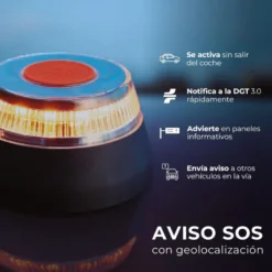 Baliza señalización de emergencia V16 con geolocalización 3.0 y Homologada DGT - IDIADA PC25050254