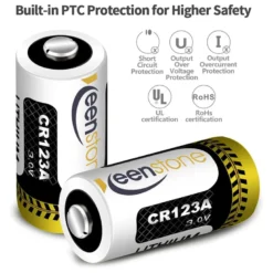 Batería Litio CR123A 3V 1600mAh
