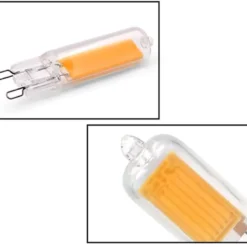 Bombilla G9, COB, 6W, 360º