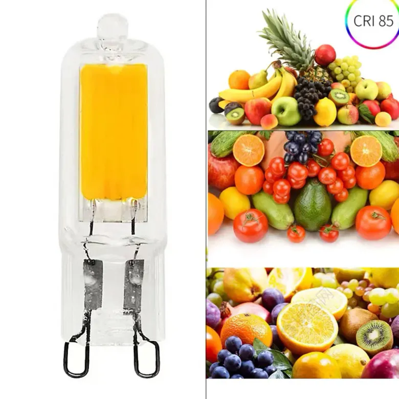 Bombilla G9, COB, 6W, 360º