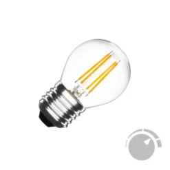 Bombilla Led E27 COB filamento 4W, Small Regulable