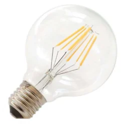 Bombilla Led E27 COB filamento 6W, Ø80x118mm