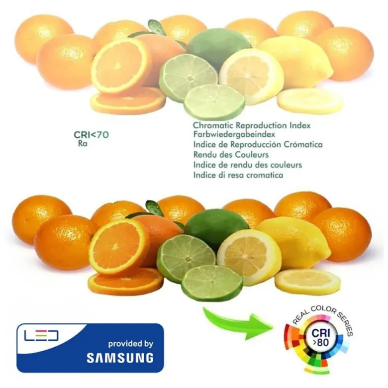 Bombilla LED GU10, 6W, 145Lm/W,38º, Samsung