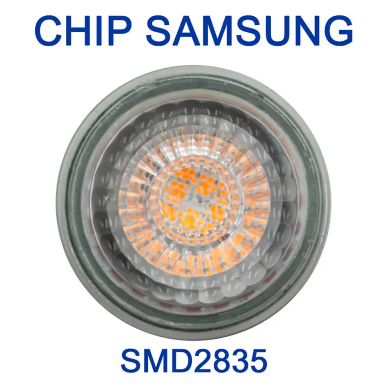 Bombilla LED GU10, 6W, 145Lm/W,38º, Samsung