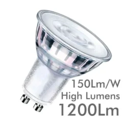 Bombilla LED GU10, 8W, 24º, SMD1A1A, 1200lm, CRI 98, regulable