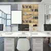 BOX Housing GU10, Aplique techo blanco