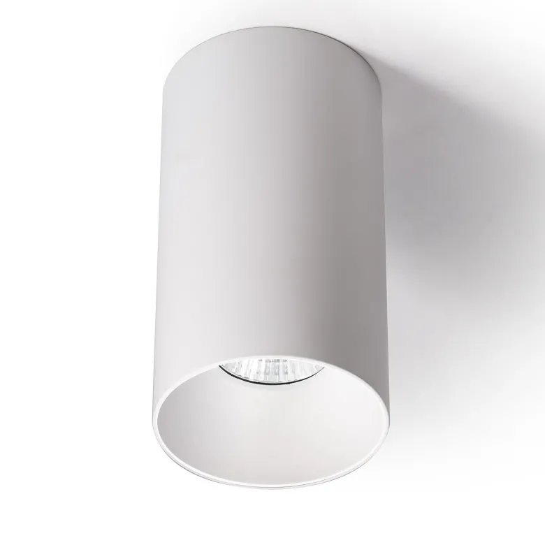 BOX Housing GU10, Aplique techo blanco/dorado mate