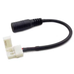 Cable conexión Jack Hembra con conector 2 Pin para tira led 8mm
