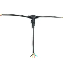 Cable conexión T, 4 Pinx0,5mm, 20cm, IP68, negro