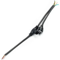 Cable conexión T, 4 Pinx0,5mm, 20cm, IP68, negro