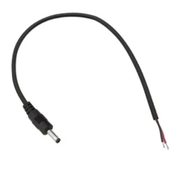 Cable DC 3,5*1,35mm Jack Macho 30cm negro