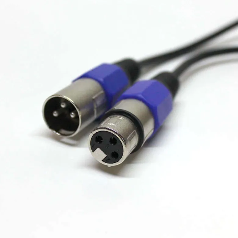Cable DMX 1 m con conectores 3pin
