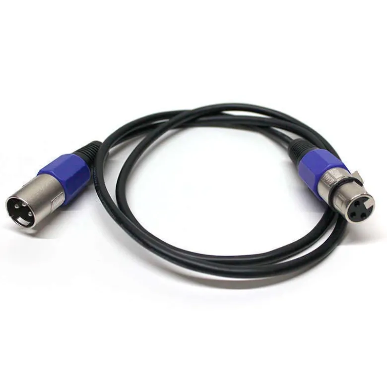 Cable DMX 1 m con conectores 3pin
