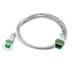 Cable extensión 4 Pinx0,5mm, 100cm, IP66, blanco