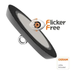 Campana Industrial UFO Slim 200W-150W-100W, Chipled OSRAM, regulable