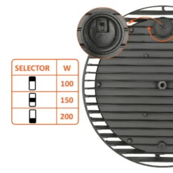 Campana Industrial UFO Slim 200W-150W-100W, Chipled OSRAM, regulable