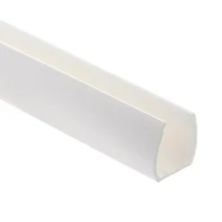 Carril PVC blanco para Led NEON 15,4x17mm, 1m