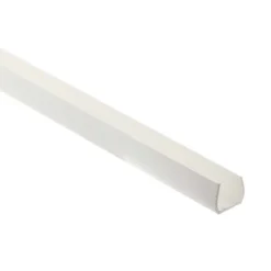 Carril PVC blanco para Led NEON 14x26mm, 1m