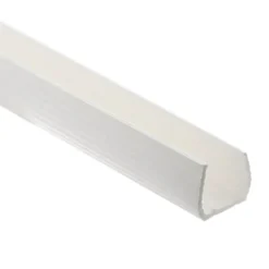Carril PVC blanco para Led NEON 14x26mm, 1m