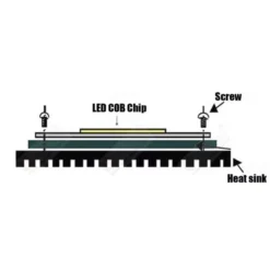 Chip led DC3V, 350mA, COB CITIZEN, 3W, PCB 20mm