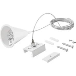 Colgante para carril trifásico, 2m, blanco