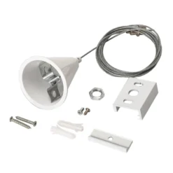 Colgante para carril trifásico, 2m, blanco