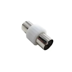 Conector Adaptador Coaxial TV (Macho/Macho)