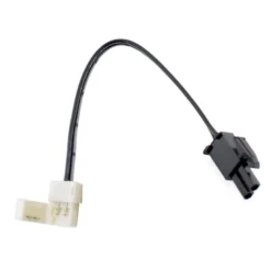 Conector AMP Macho-Tira led 10mm, cable 15cm