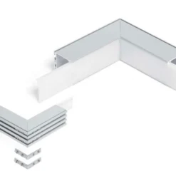 Conector esquina horizontal perfil TEITO