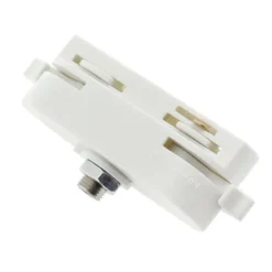 Conector foco a carril monofásico, blanco CT