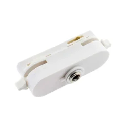 Conector foco a carril monofásico, blanco CT