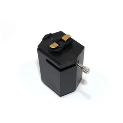 Conector foco a carril monofásico, negro
