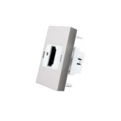 Conector HDMI gris para mecanismo de empotrar LIVOLO
