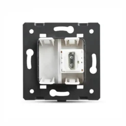 Conector HDMI negro para mecanismo de empotrar LIVOLO