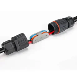 Conector I IP68, 80mm, Ø30mm, 2 cables 0.5-2.5mm2, 16A, conectores rápidos