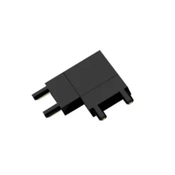 Conector L Carril SLIM 48V, negro