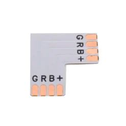 Conector L para tiras RGB 4 Pin - 10mm