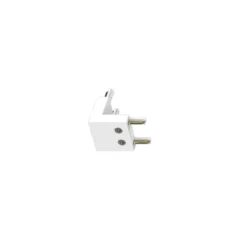 Conector L vertical Carril SLIM 48V, blanco