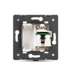 Conector Red RJ45 blanco para mecanismo de empotrar LIVOLO