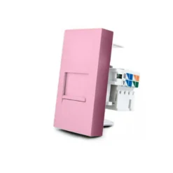 Conector Red RJ45 rosa para mecanismo de empotrar LIVOLO