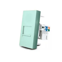Conector Red RJ45 verde para mecanismo de empotrar LIVOLO