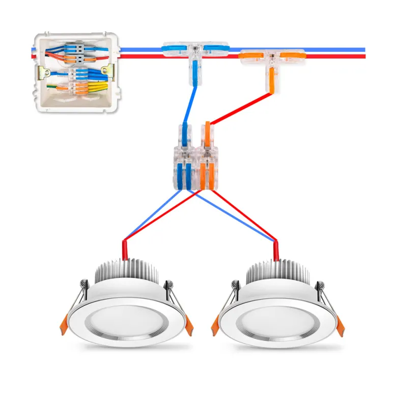 Conector rápido 1 a 3 cables 0,2-2,5mm2