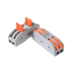 Conector rápido doble para 2 cables 0,08-2,5mm2